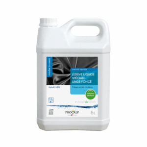 Bidon de lessive spéciale noir et foncé en 5 Litres