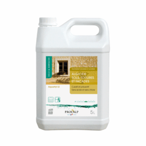 Bidon d'Algicide sols, toitures et façades en 5 Litres